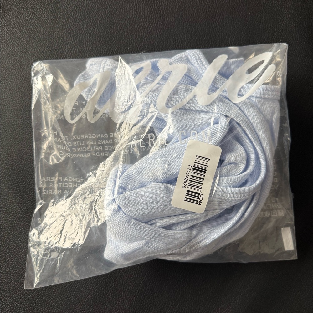 SOLD | NWT! Aerie - Let’s Bounce Tank Top - Eyelet Blue, Medium - Picture 5 of 5